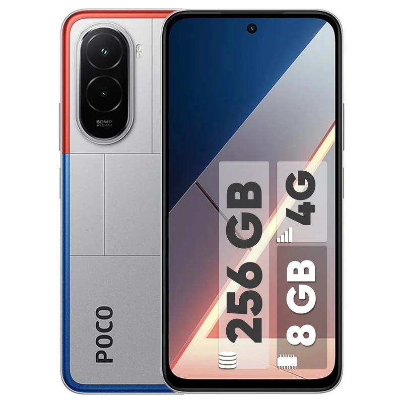 گوشی موبایل شیائومی مدل Poco M7 4G دو سیم کارت ظرفیت 256 گیگابایت و رم 8 گیگابایت